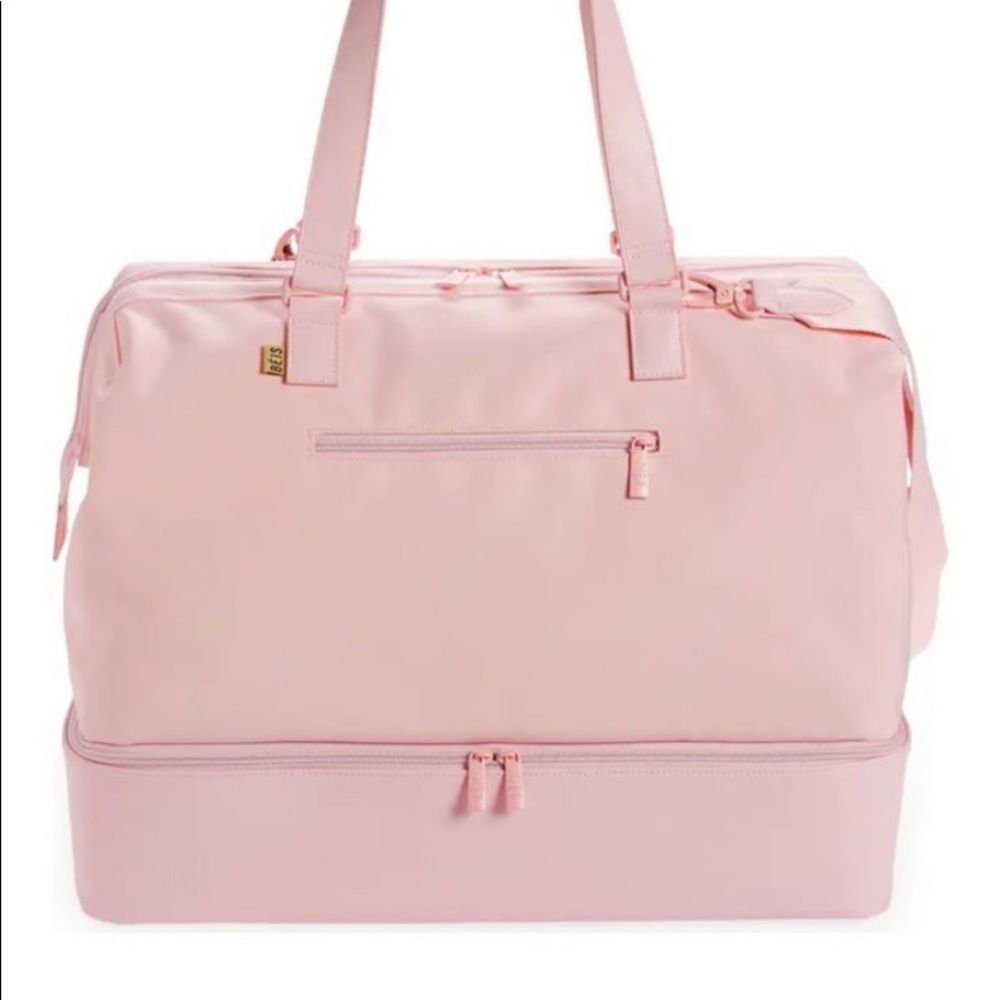 NWT BEIS Weekender bag in Sakura Pink